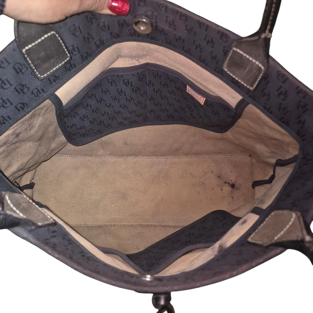 Dooney & Bourke Dark Brown Tote Bag - Picture 5 of 5